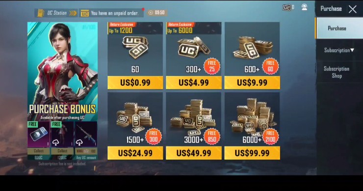 PUBG Redeem code Today